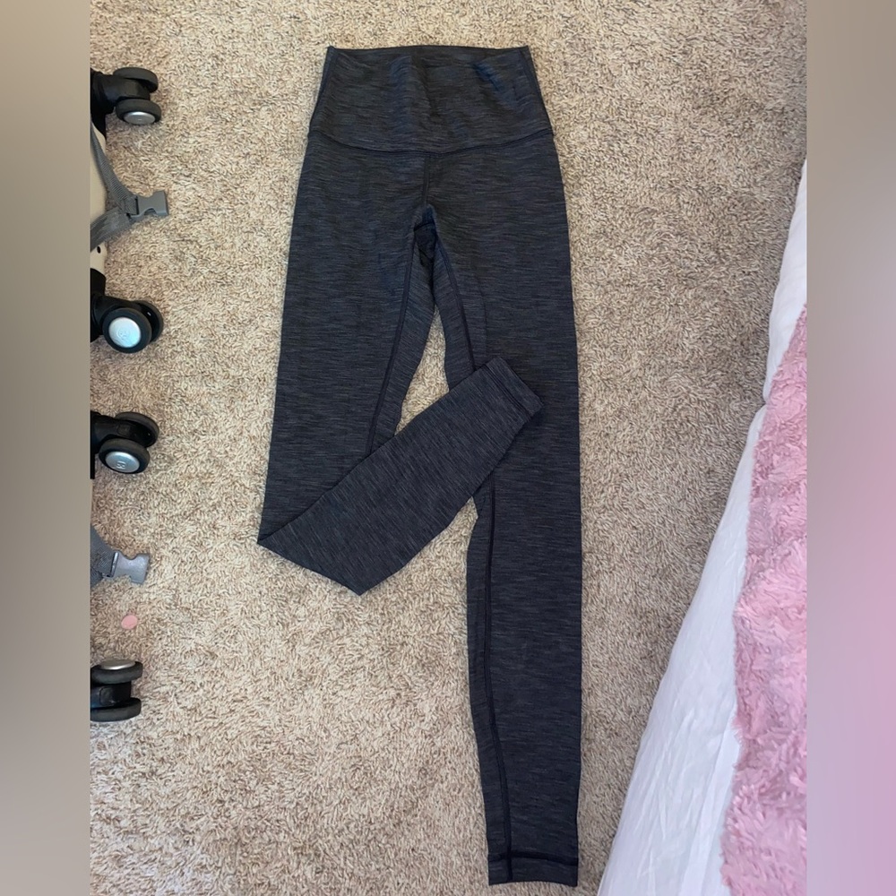 Lululemon Grey 7/8 High Waisted Leggings